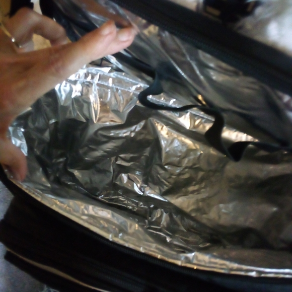 Picnic insulated basket Harley Davidson with service for two new no tags - Picture 7 of 12